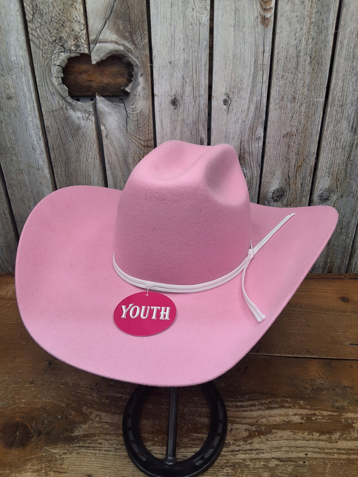 Twister Jr. Pink Western Wool Hat