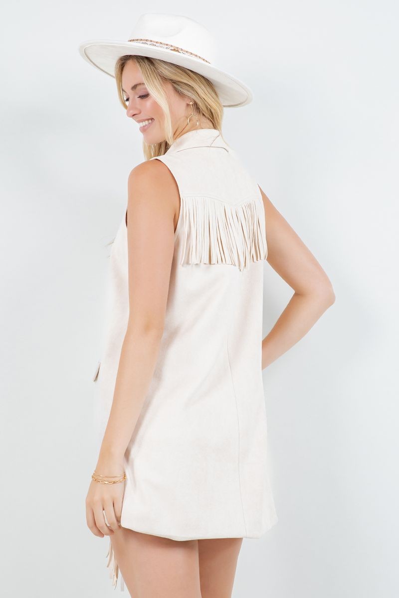 Driftwood Fringe Vest/Dress
