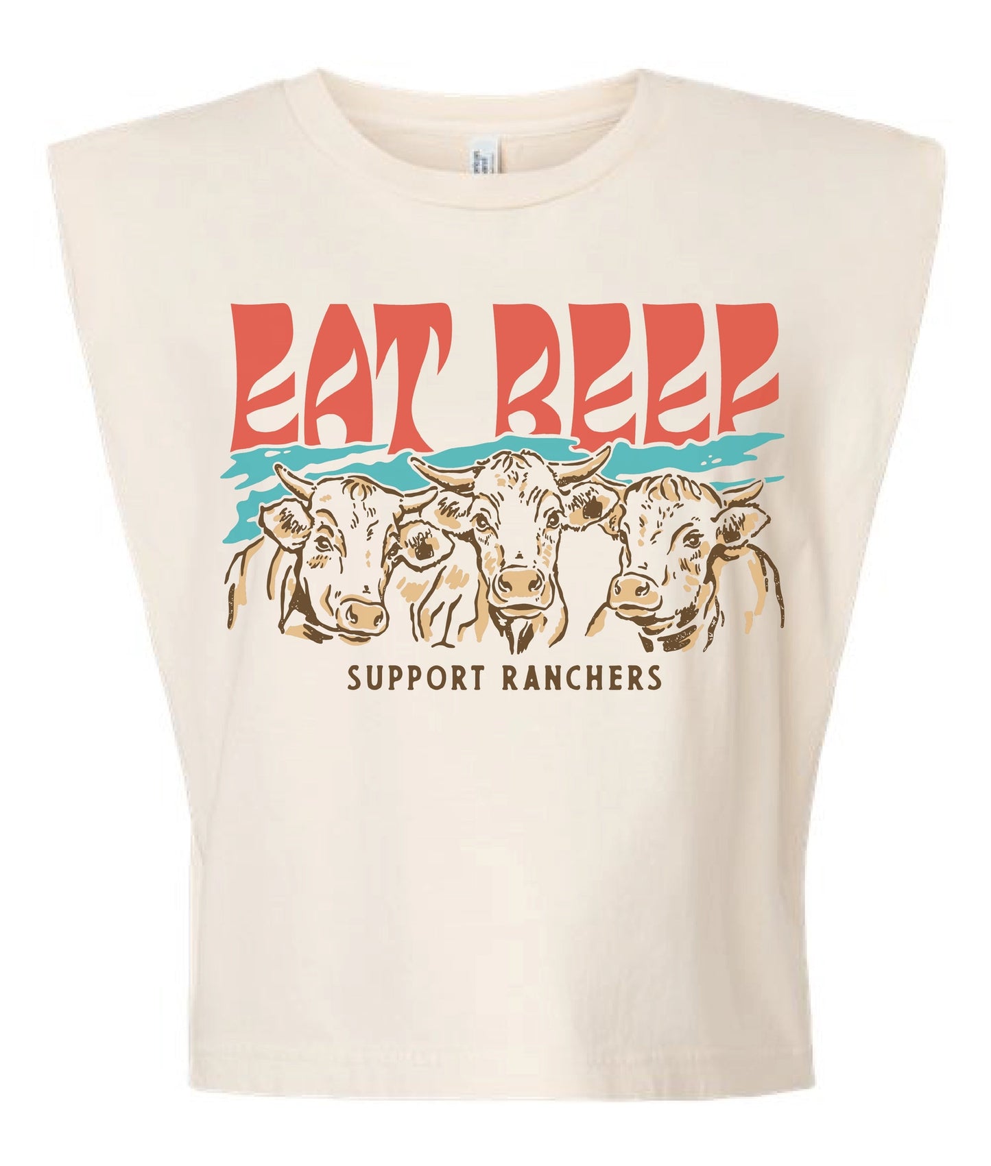 Eat Beef Boxy Tank