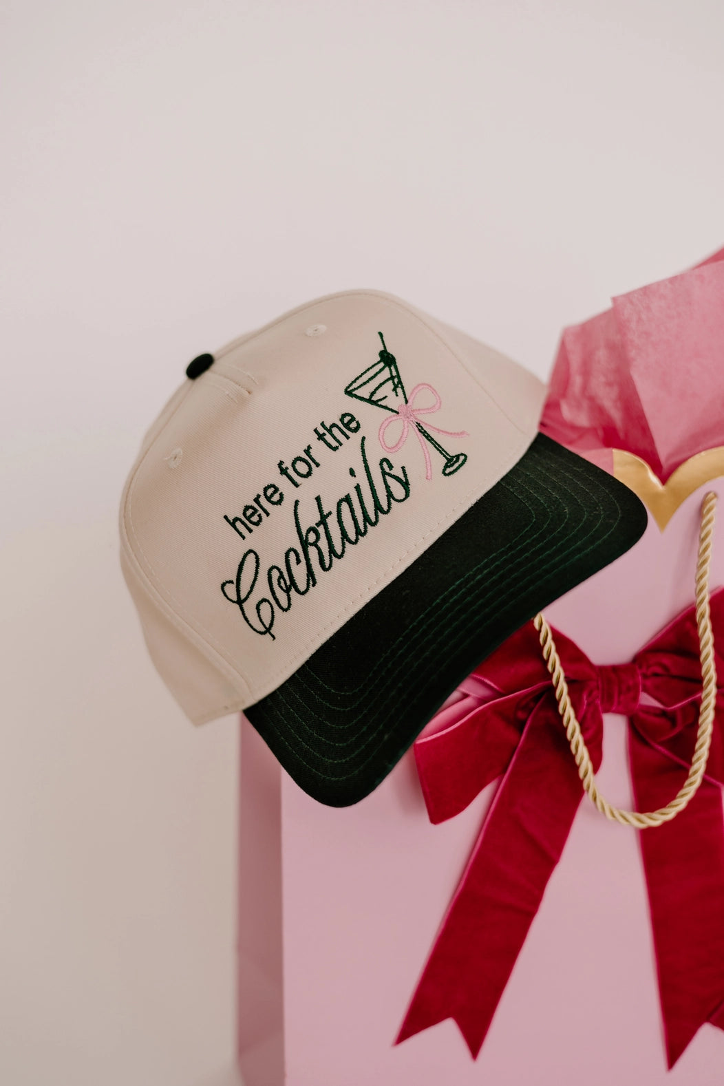 Here for the Cocktails Vintage Cap