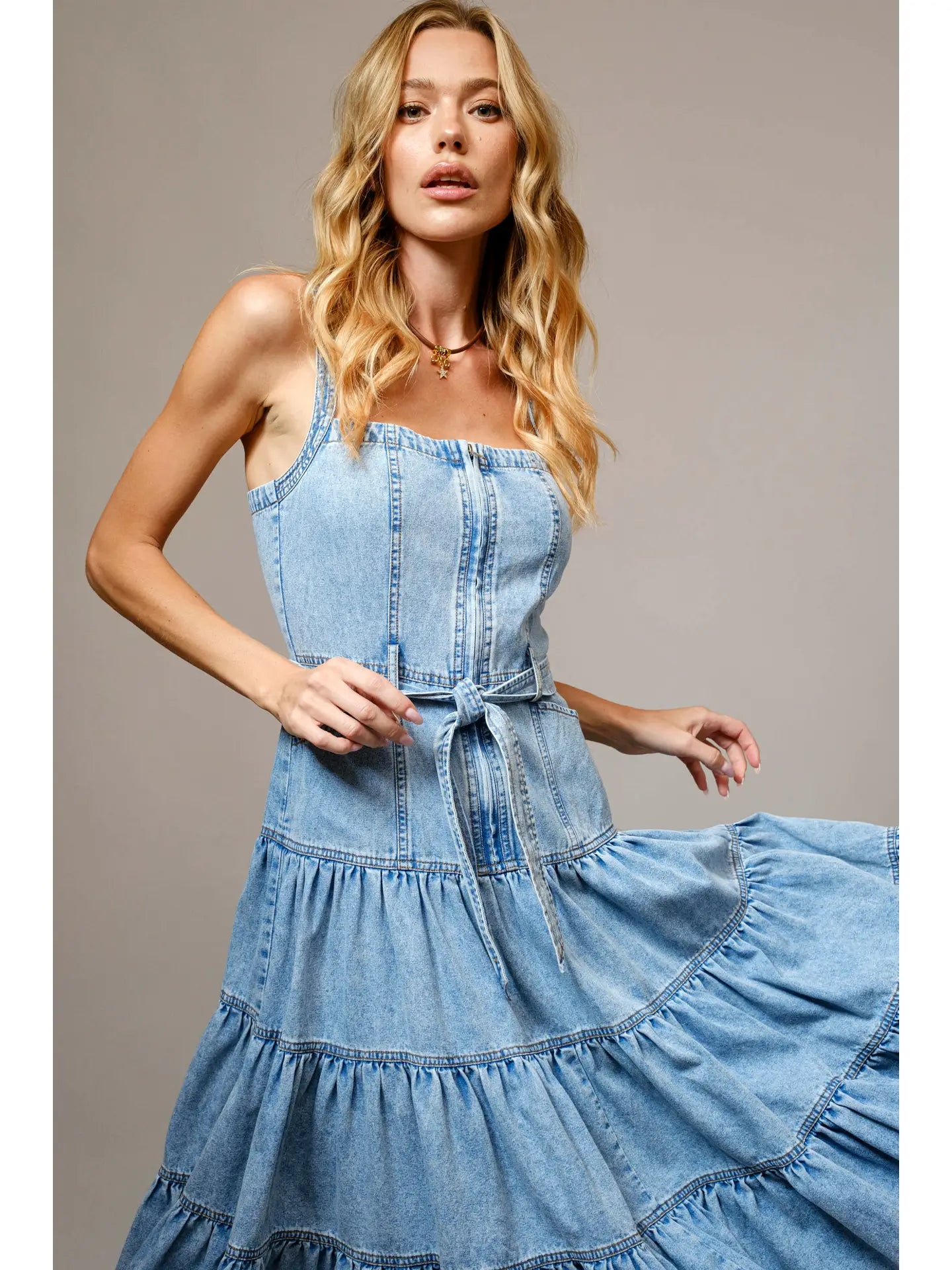 The Bluebird Denim Dress