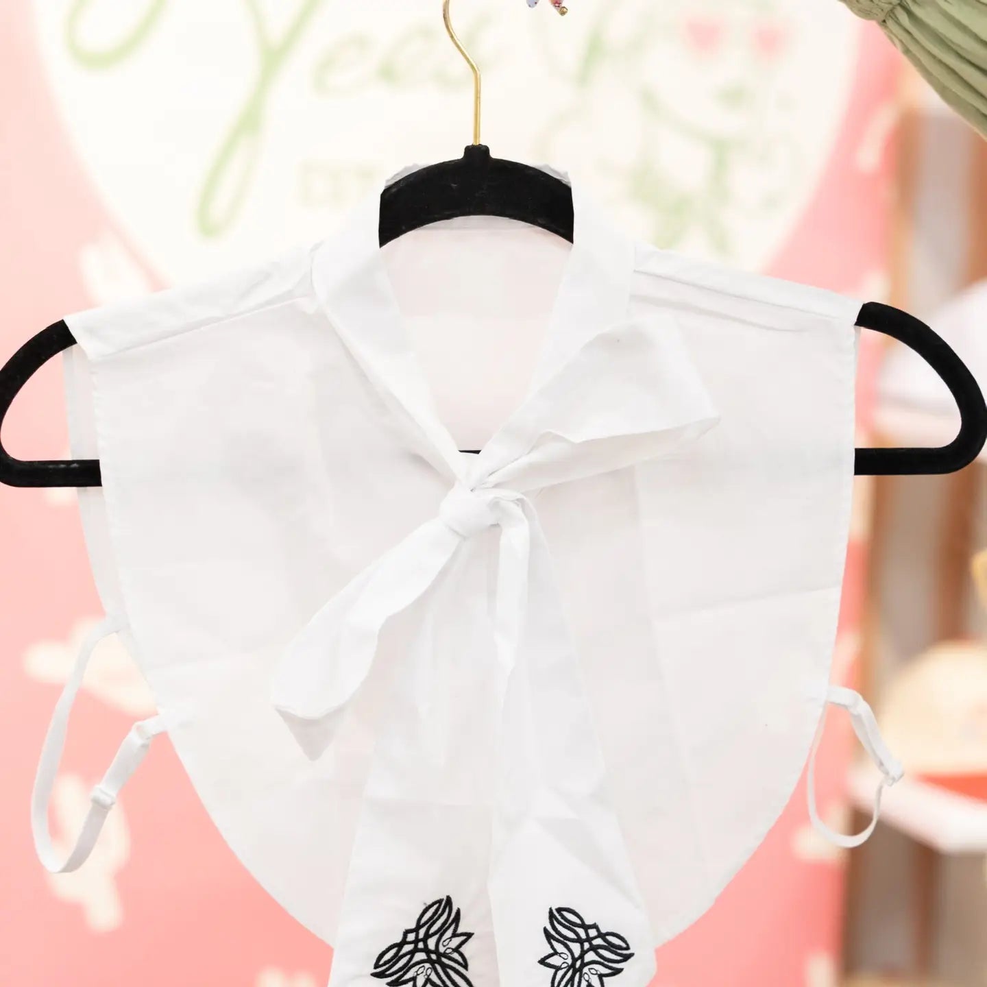 Boot Stitch Bow Collar