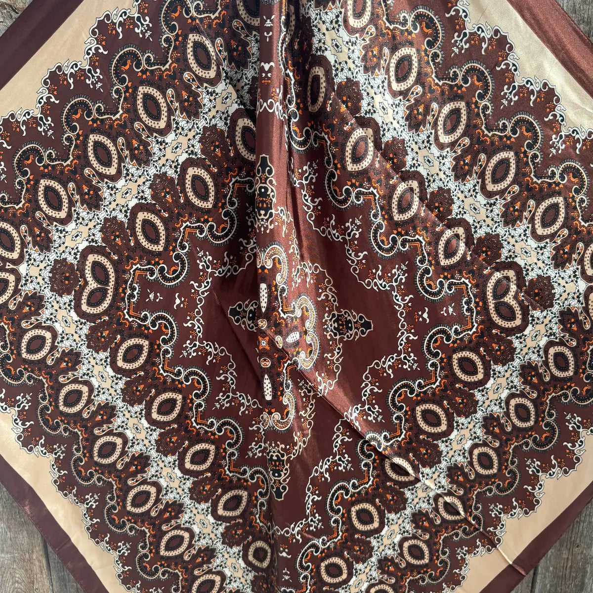 Copper Petals Wild Rag