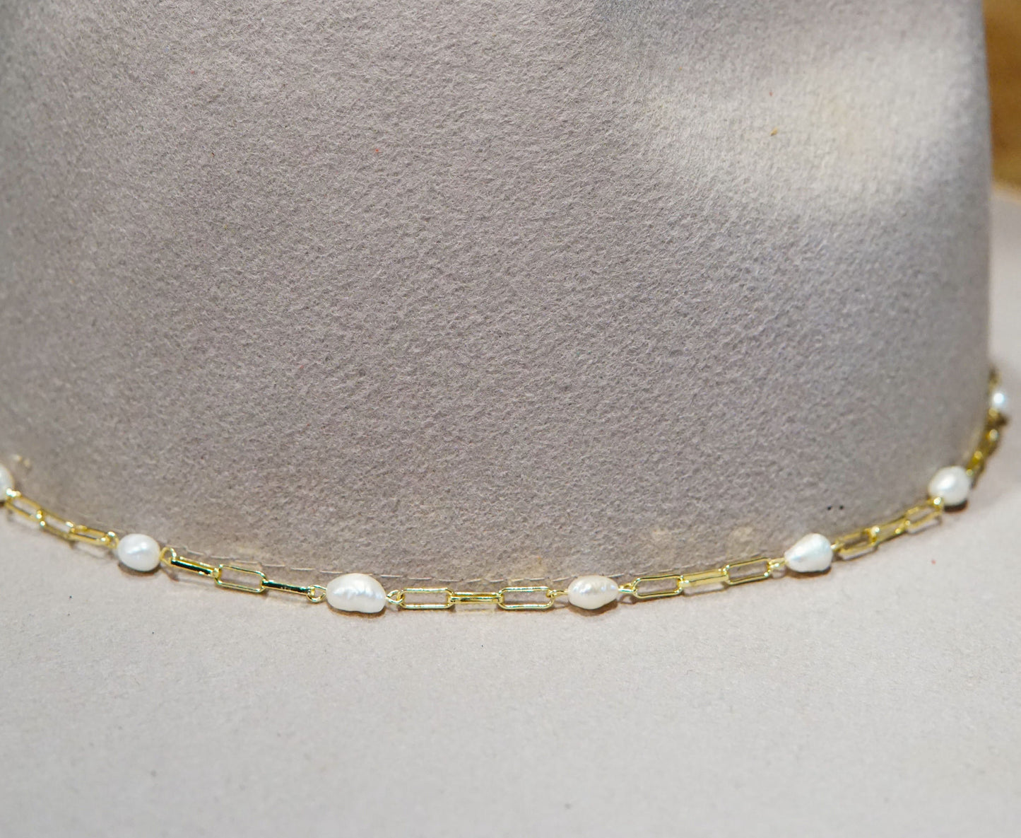 Emily Kai Freshwater Pearl Hat band/Necklace
