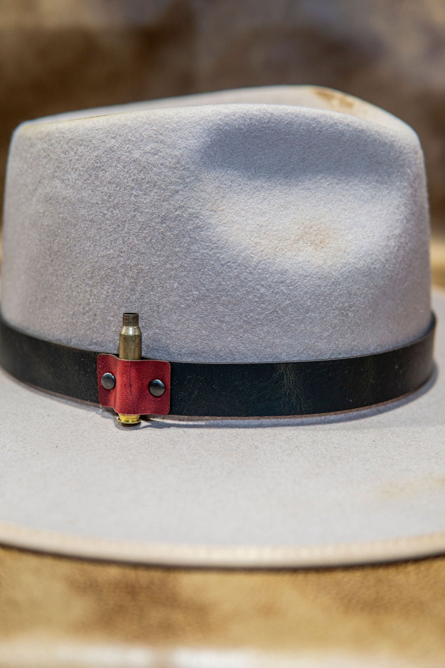 Leather Triple Bullet Band