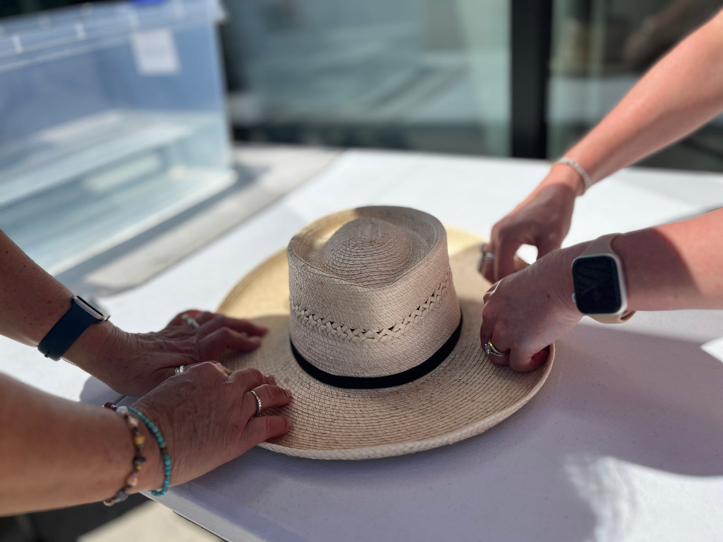 Shape Your Own Palm Straw Hat!