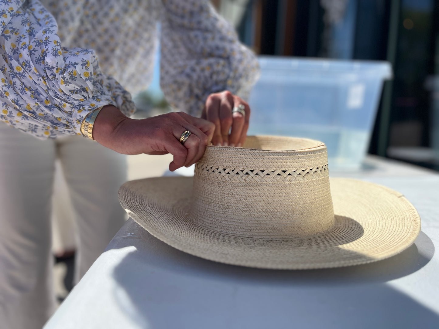 Shape Your Own Palm Straw Hat!