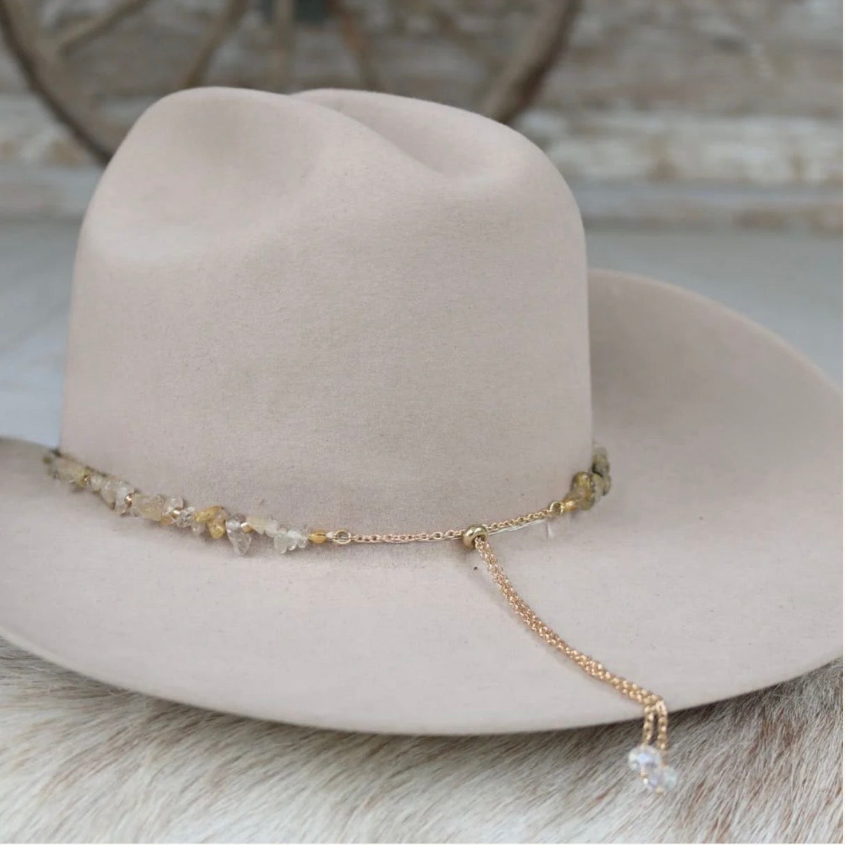 Tumbled Stone Hat Band