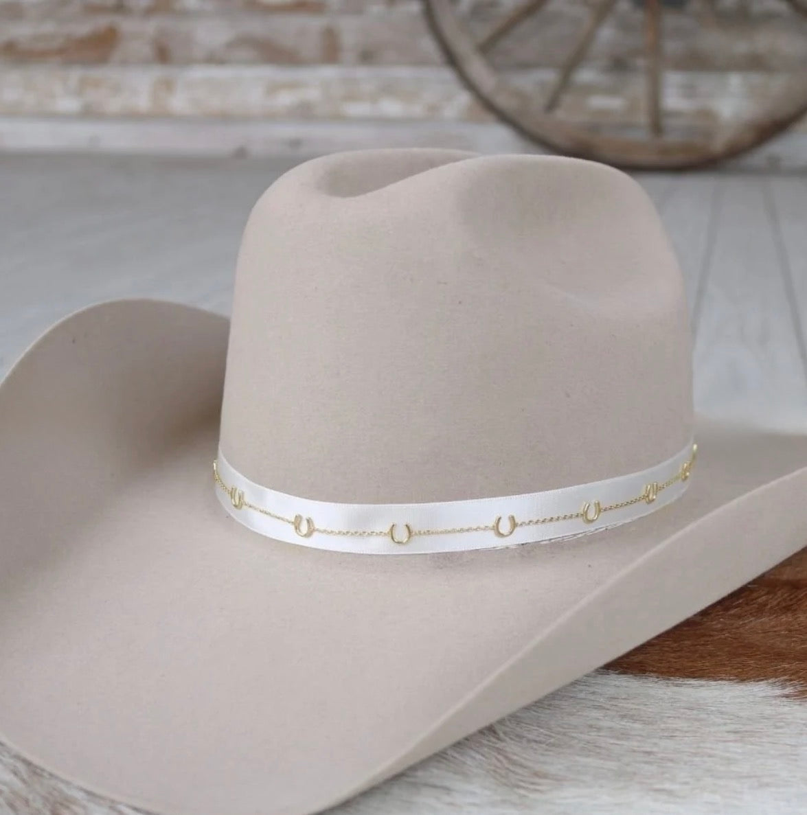 Horseshoe Chain Hat Band