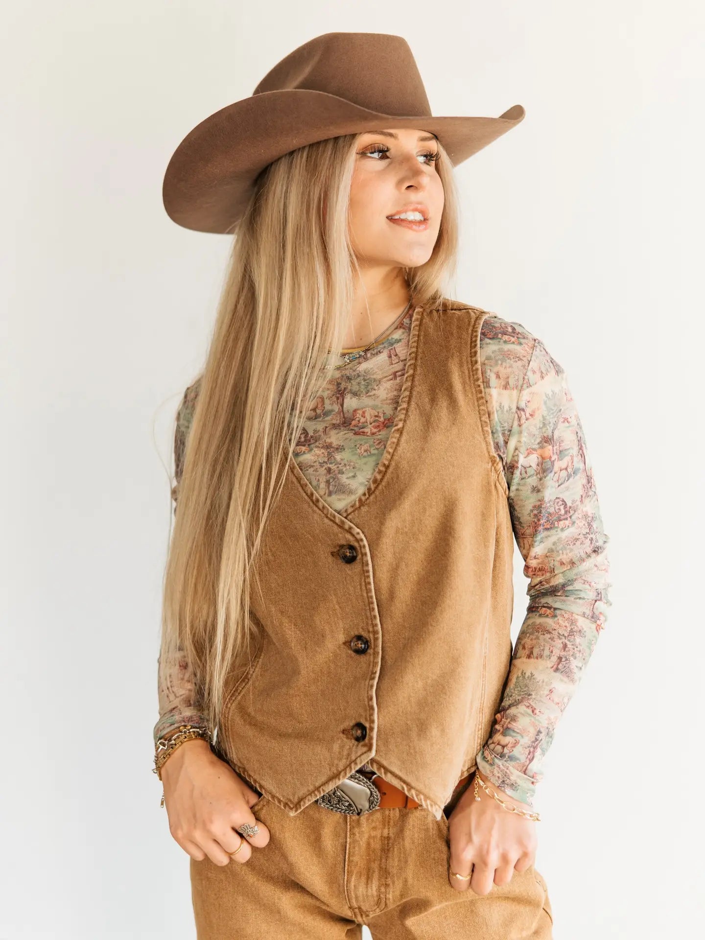 Driftwood Denim Vest