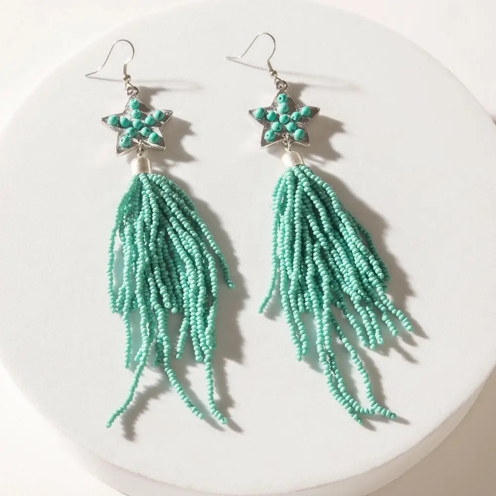 Skyfall Nova Earrings in Turquoise