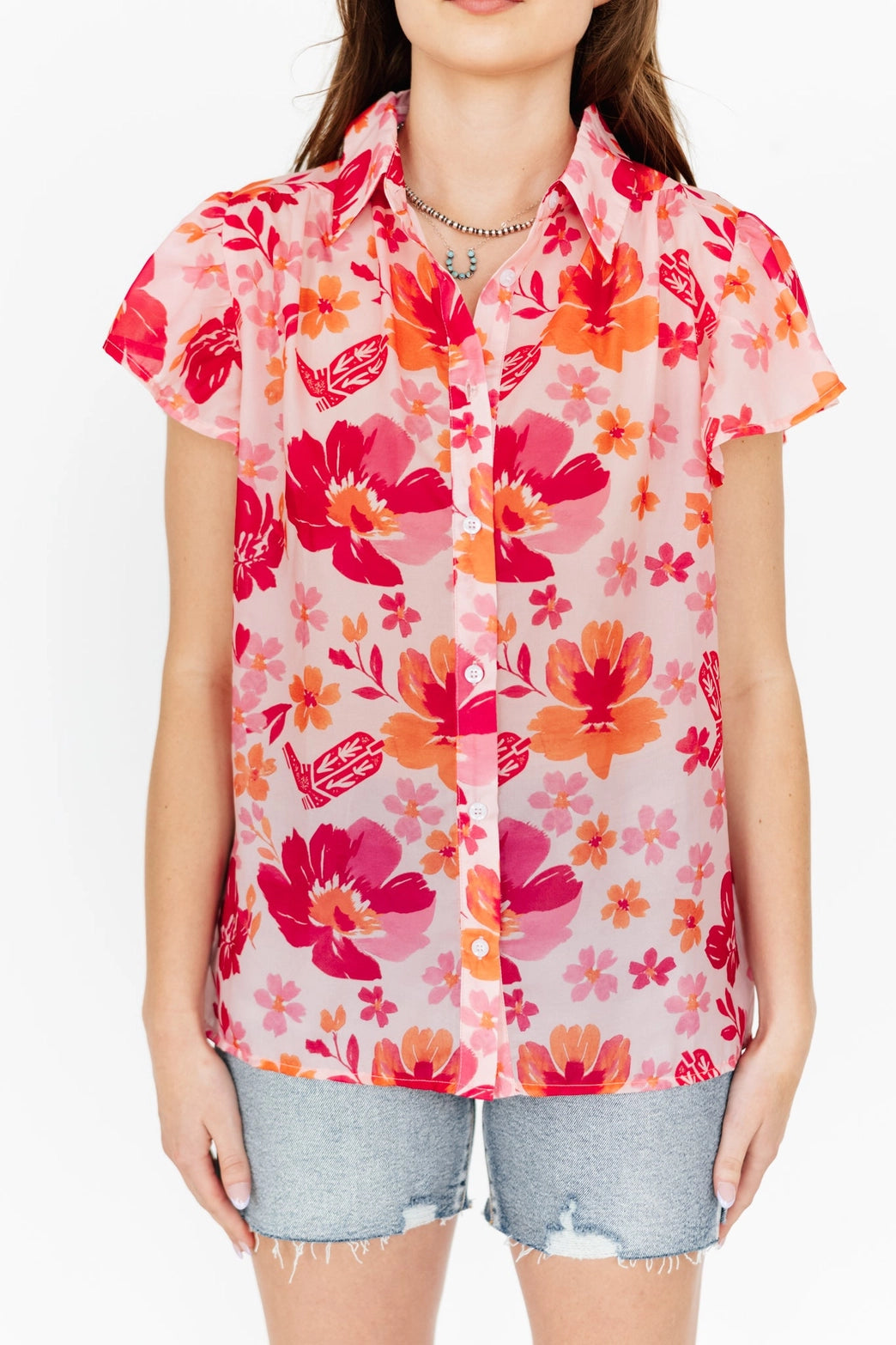Boots & Blooms Blouse