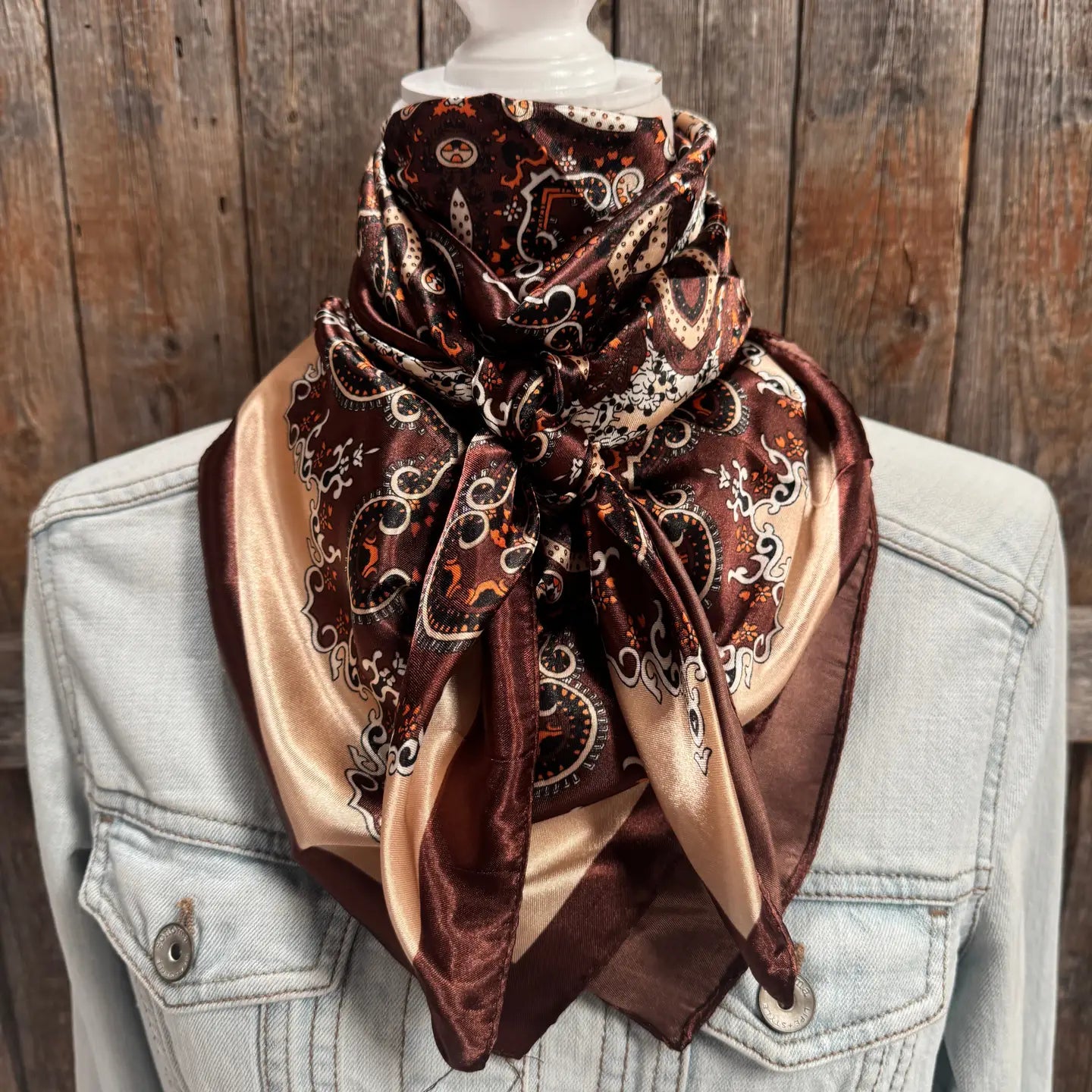 Copper Petals Wild Rag