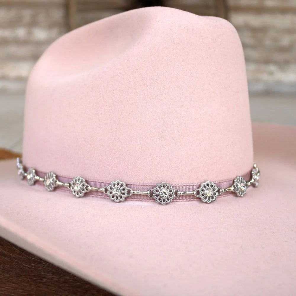 Dainty Wildflower Hat Chain
