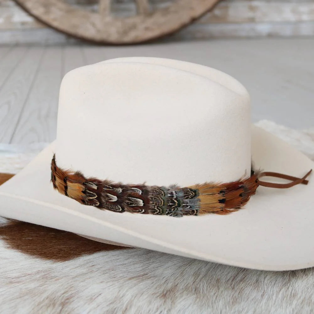 Shikoba Feather Hatband