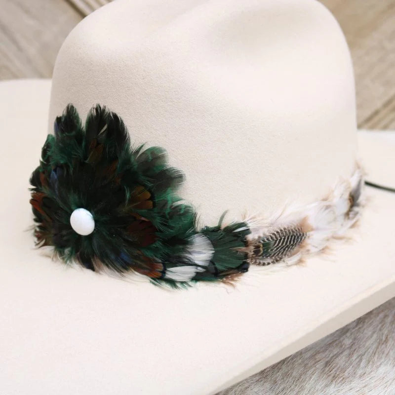 Royal Feather Hat Band