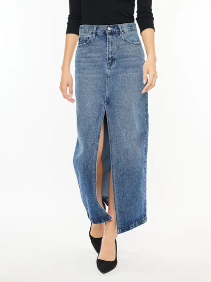 Main Street Denim Skirt