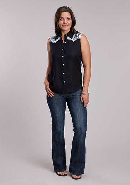 The Moonflower Western Blouse