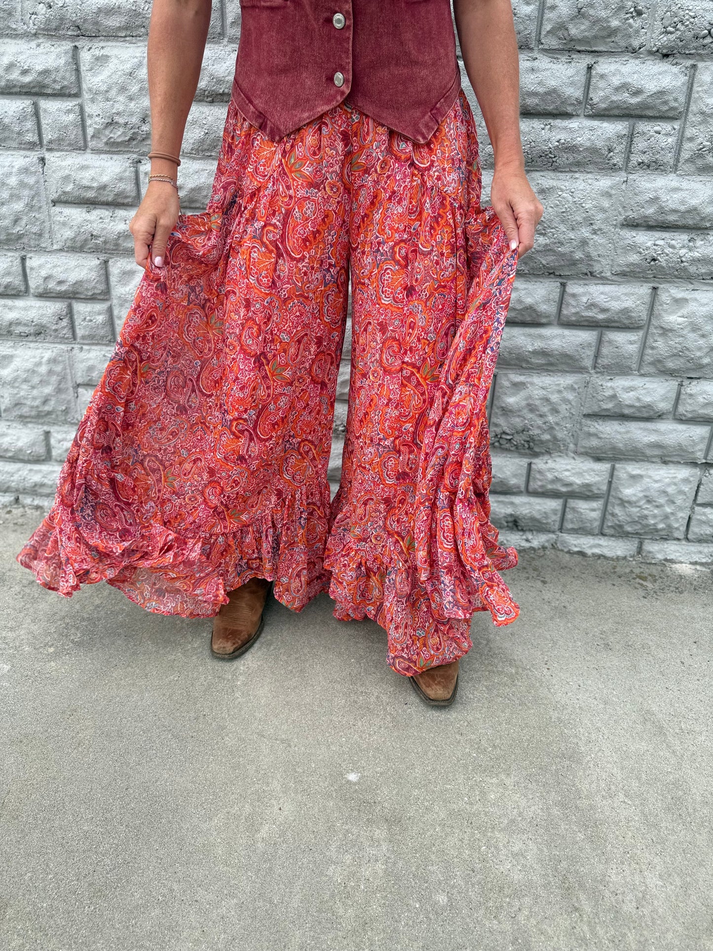 Red Rock Palazzo Pant