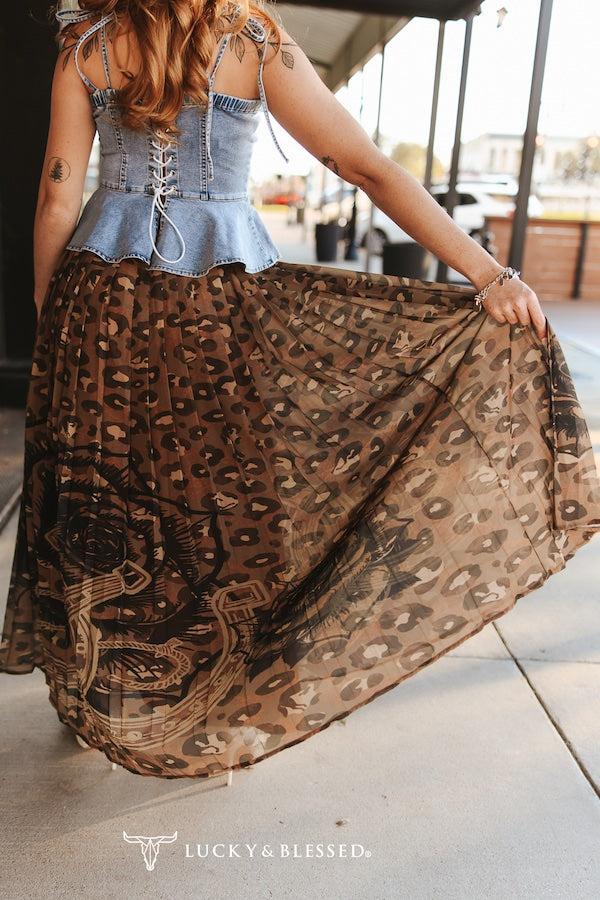 Wild Reign Maxi Skirt