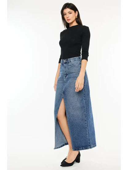 Main Street Denim Skirt