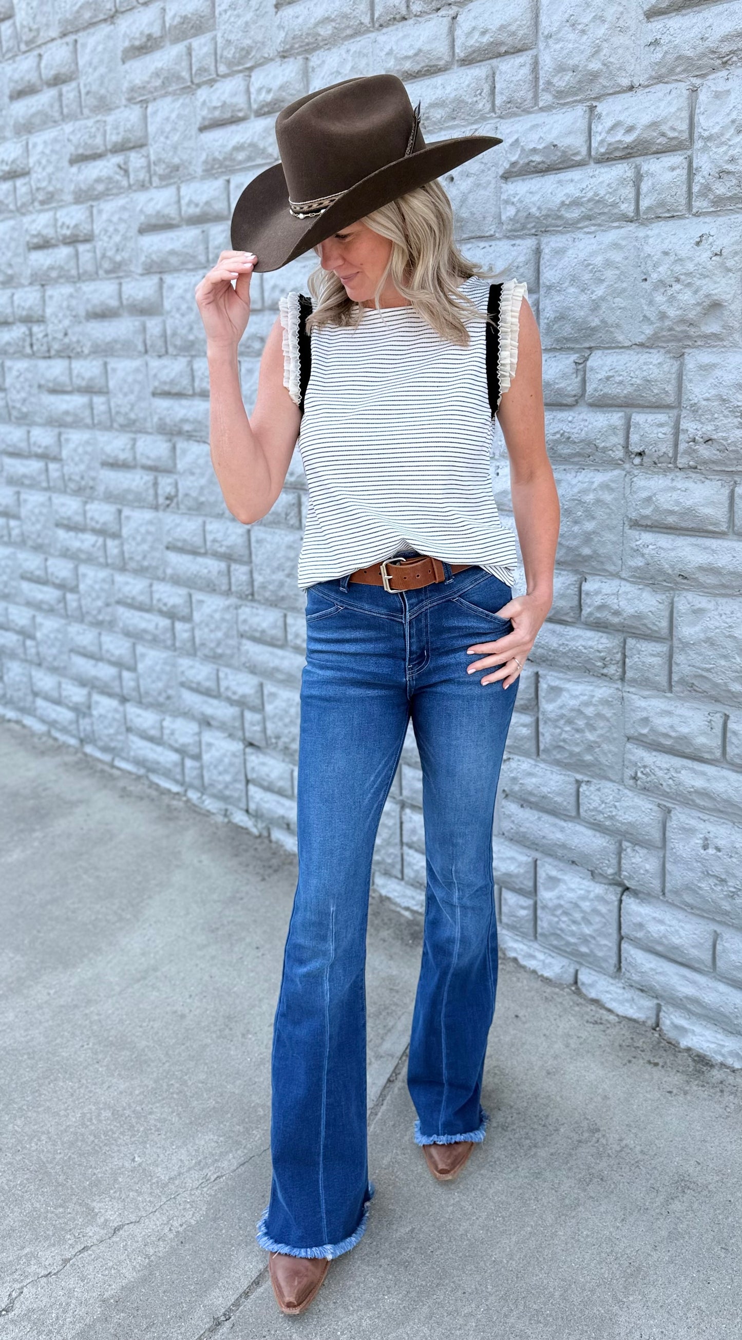 Harper Ruffle Tank