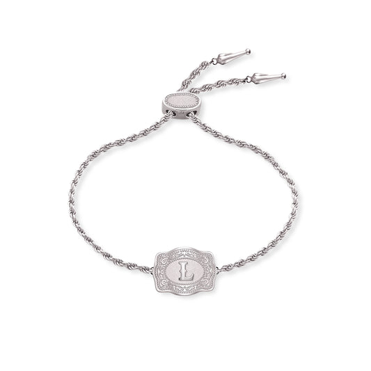 Spurwest Mini Belt Buckle Bracelet - Silver