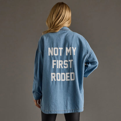 Not My First Rodeo Chambray
