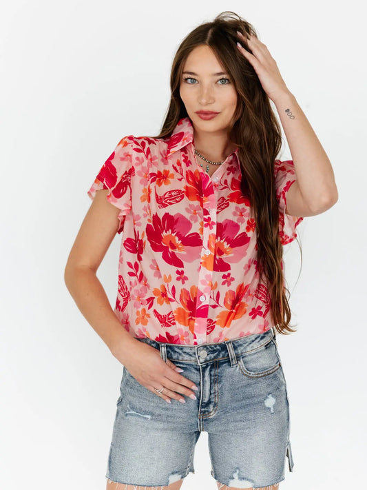 Boots & Blooms Blouse