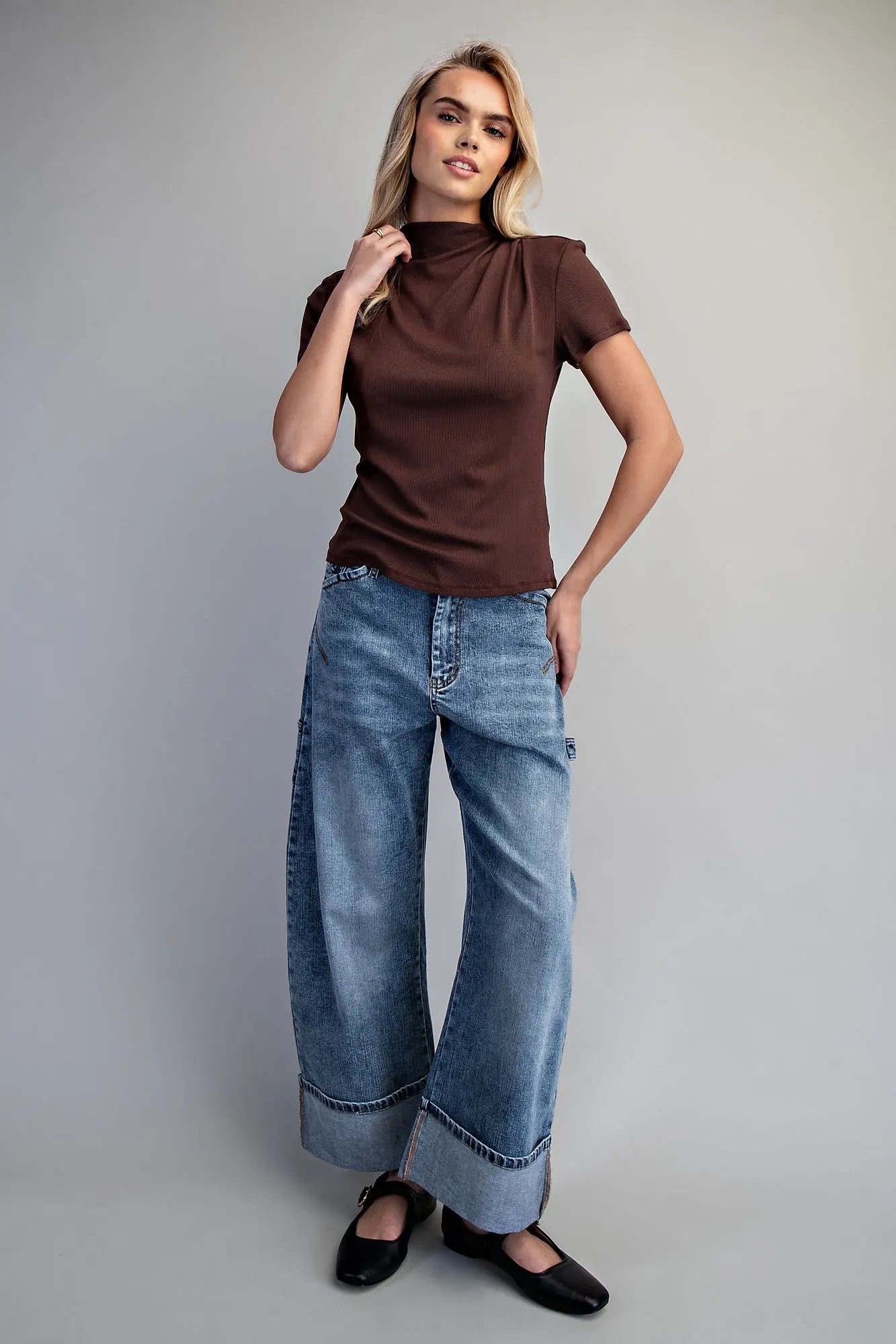 High Society Mock Neck