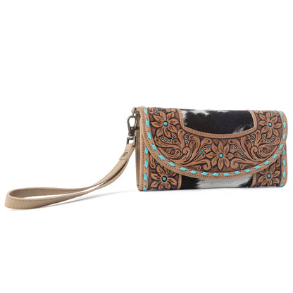 Stoneflower Hairon Leather Wallet