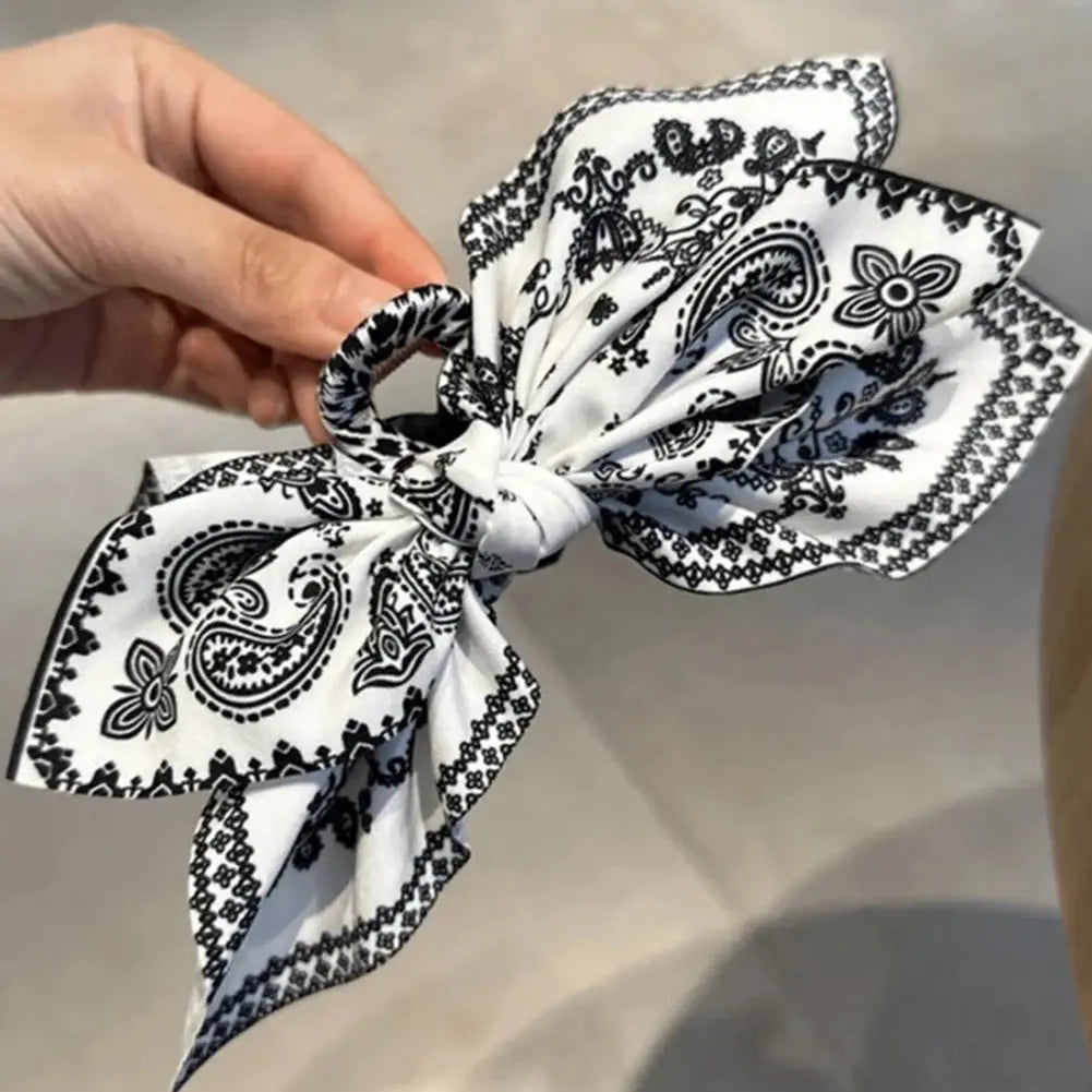 Paisley Bow Knot Hair Clip