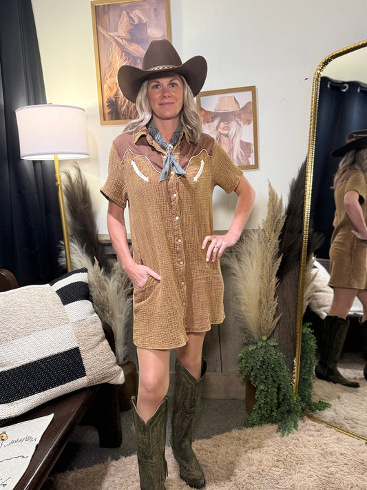 Retro Cowgirl Dress