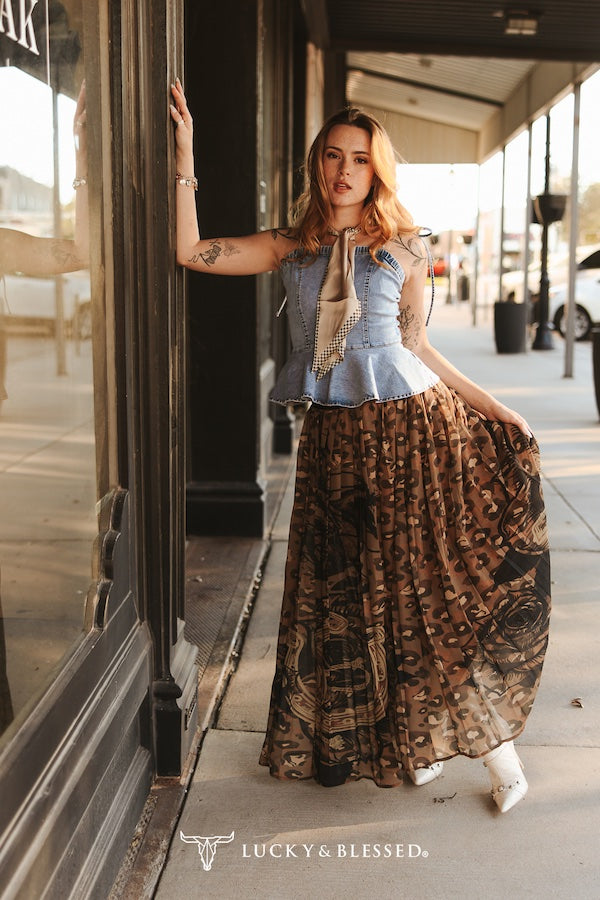 Wild Reign Maxi Skirt