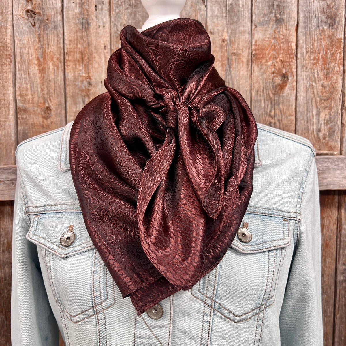 Paisley Jacquard Wild Rag