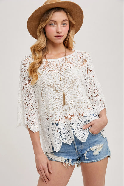 Piper Crochet Lace Top