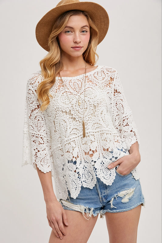 Piper Crochet Lace Top
