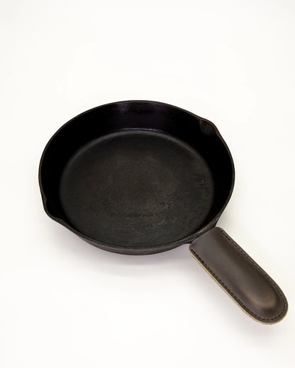 Leather Cast Iron Handle Cover