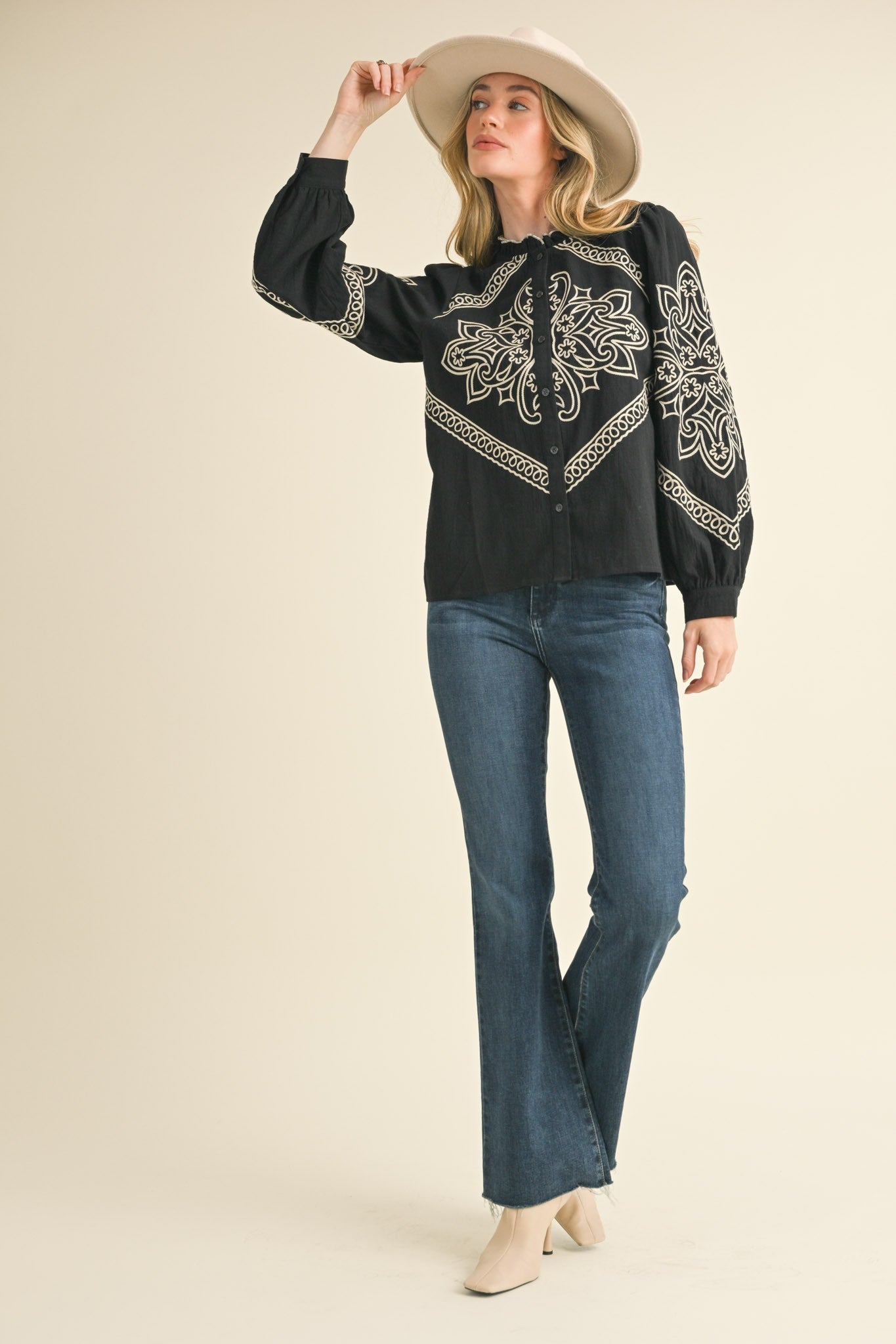 The Eleanor Stitch Blouse
