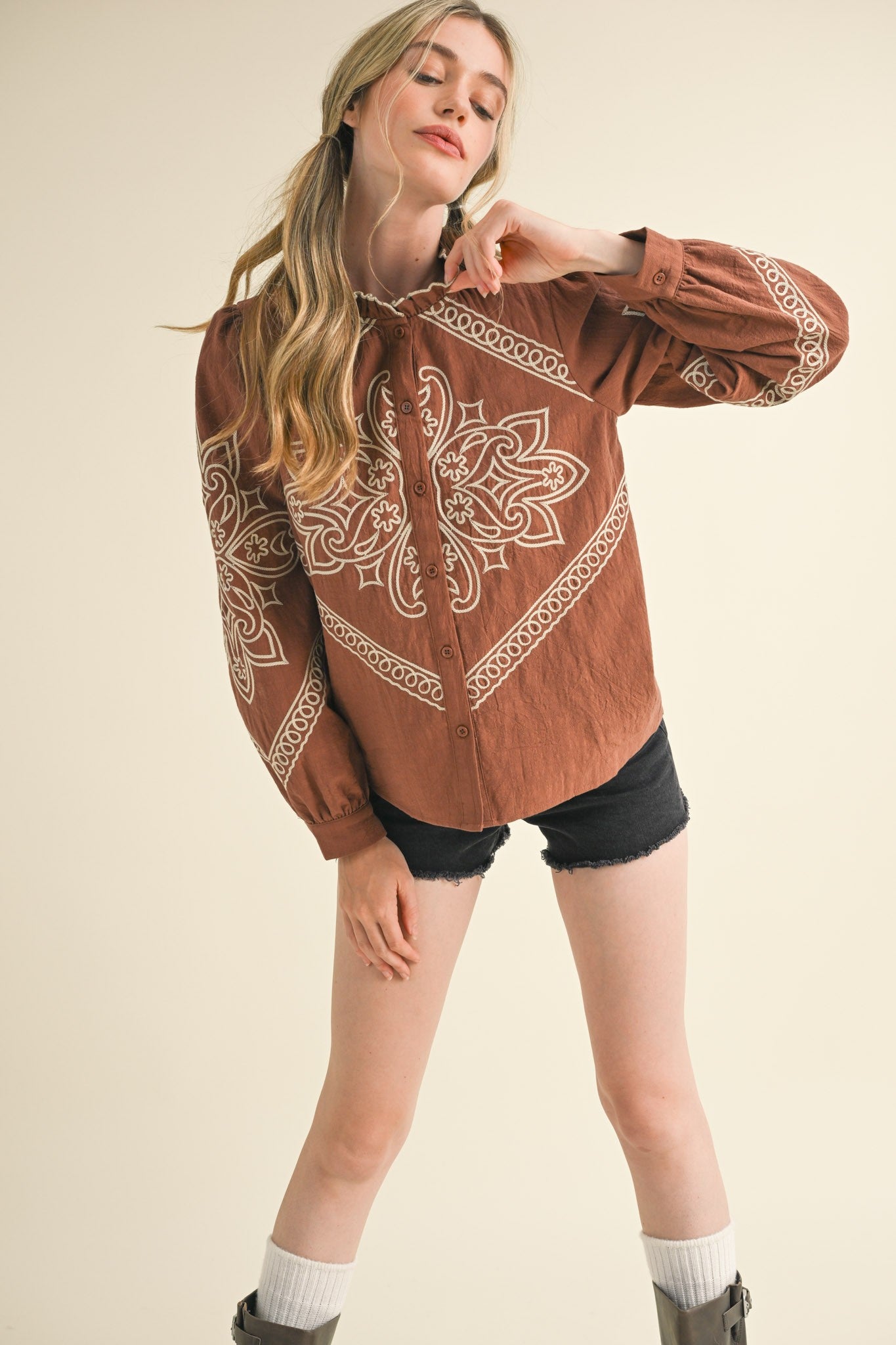 The Eleanor Stitch Blouse