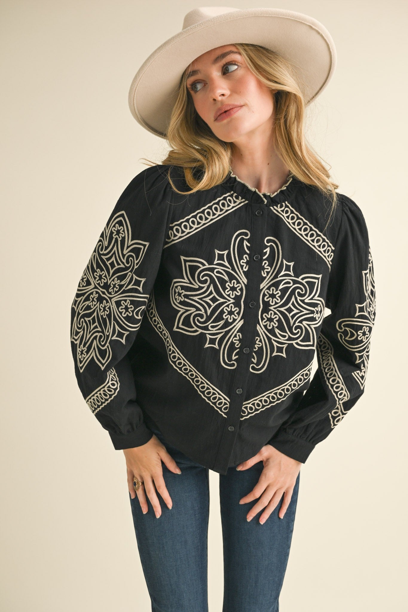 The Eleanor Stitch Blouse