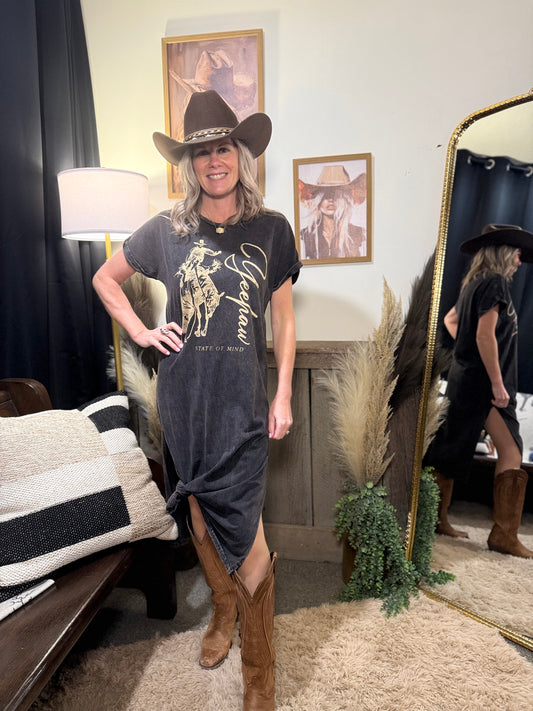 Yeehaw State of Mind Dress