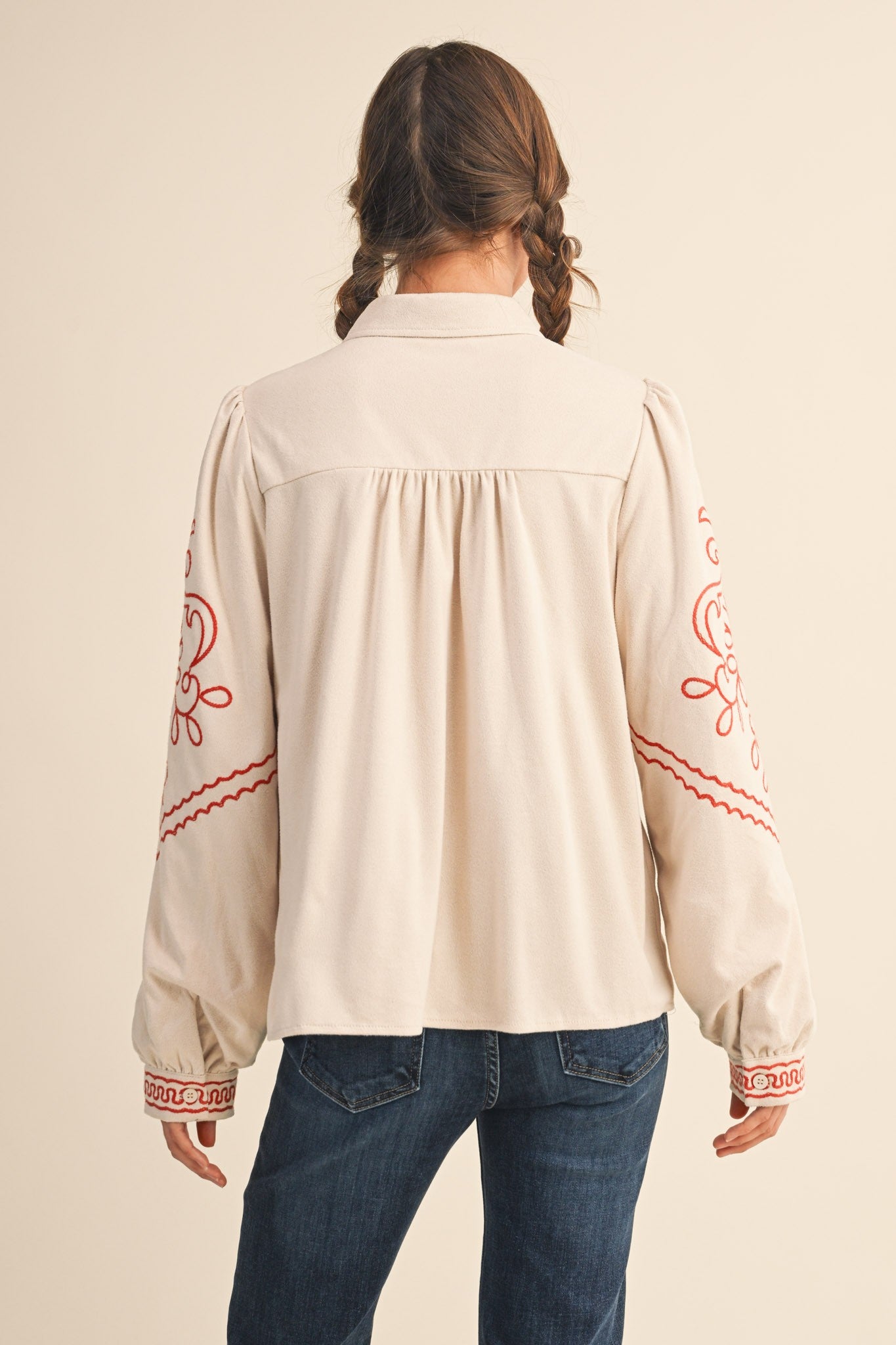 Rosewood Ranch Suede Top