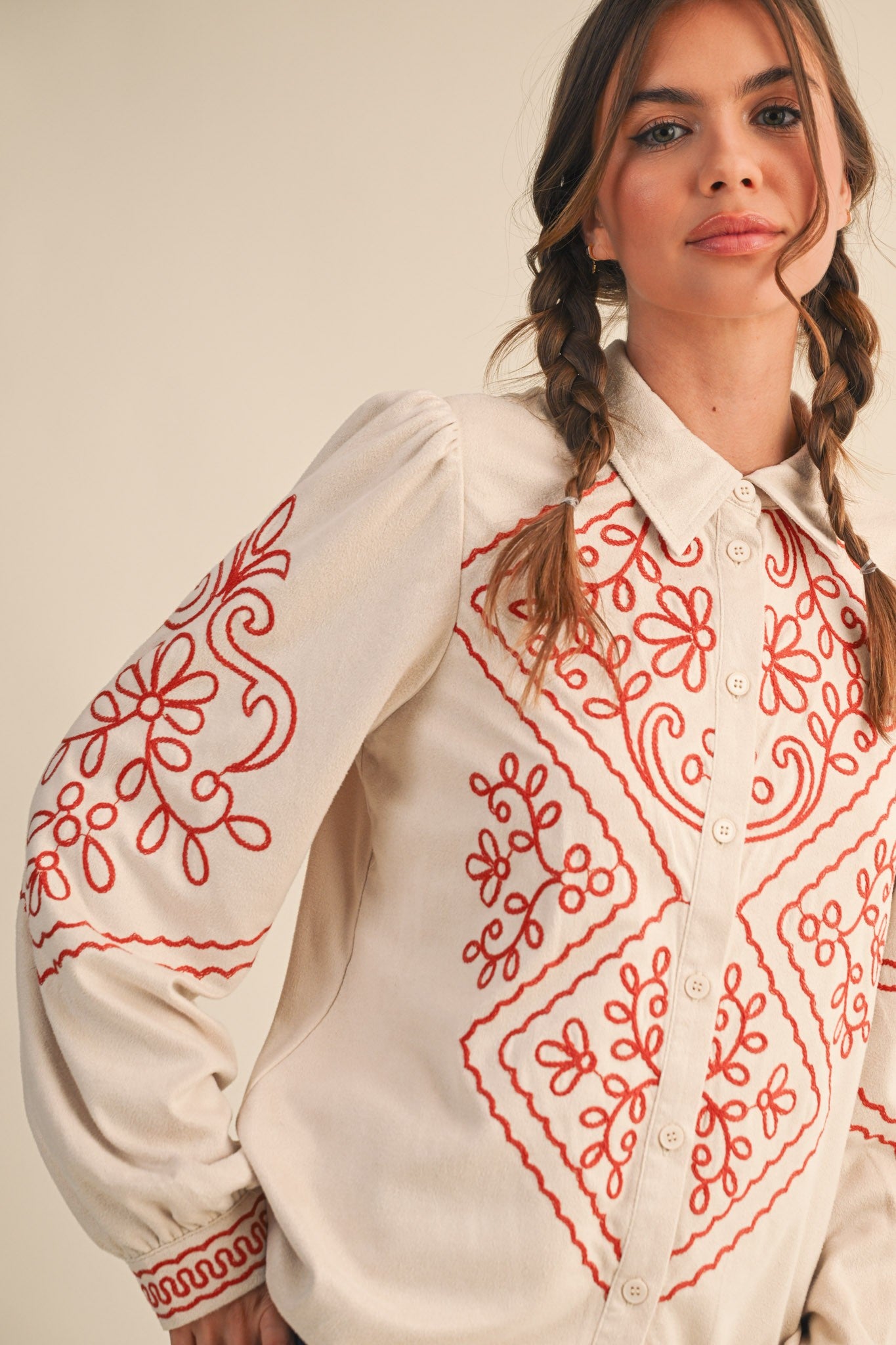 Rosewood Ranch Suede Top
