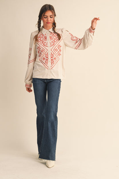 Rosewood Ranch Suede Top
