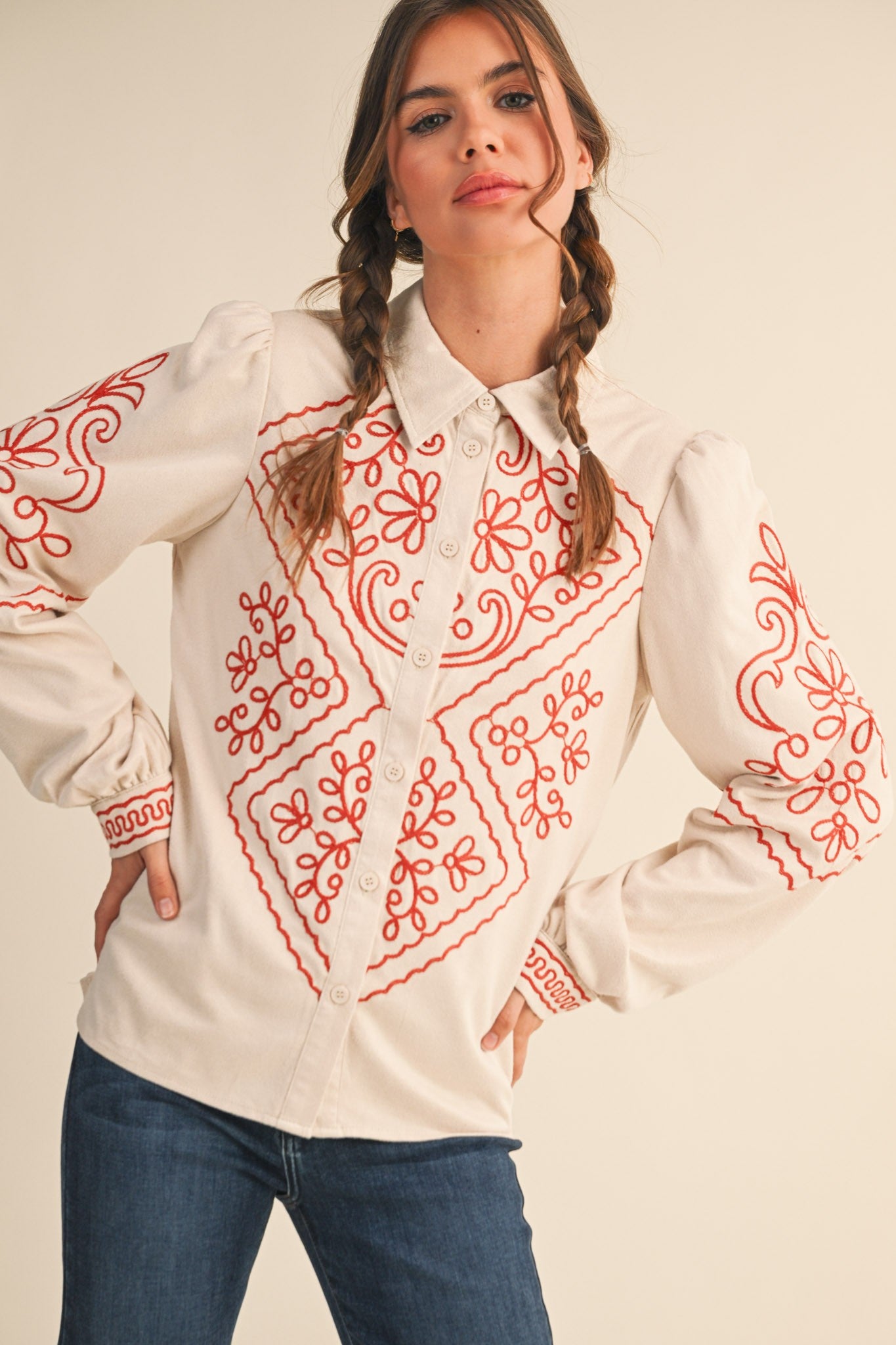 Rosewood Ranch Suede Top
