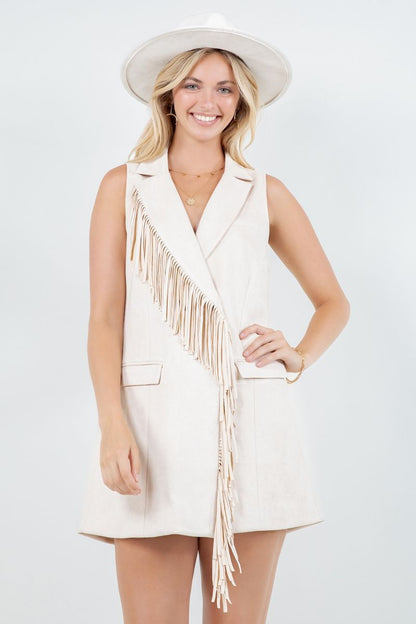 Driftwood Fringe Vest/Dress