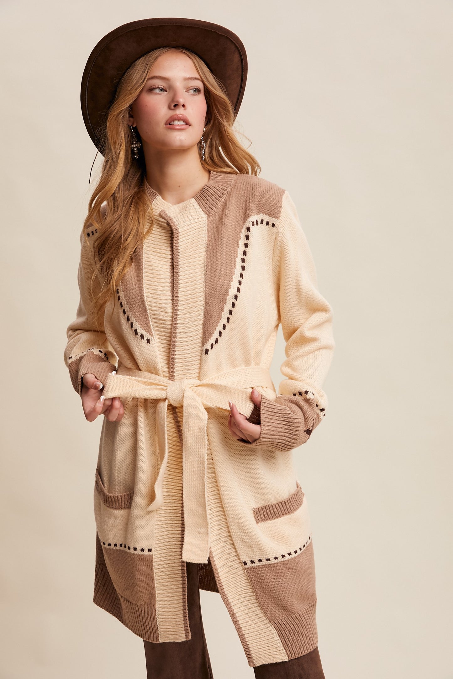 Western Wish Long Cardigan