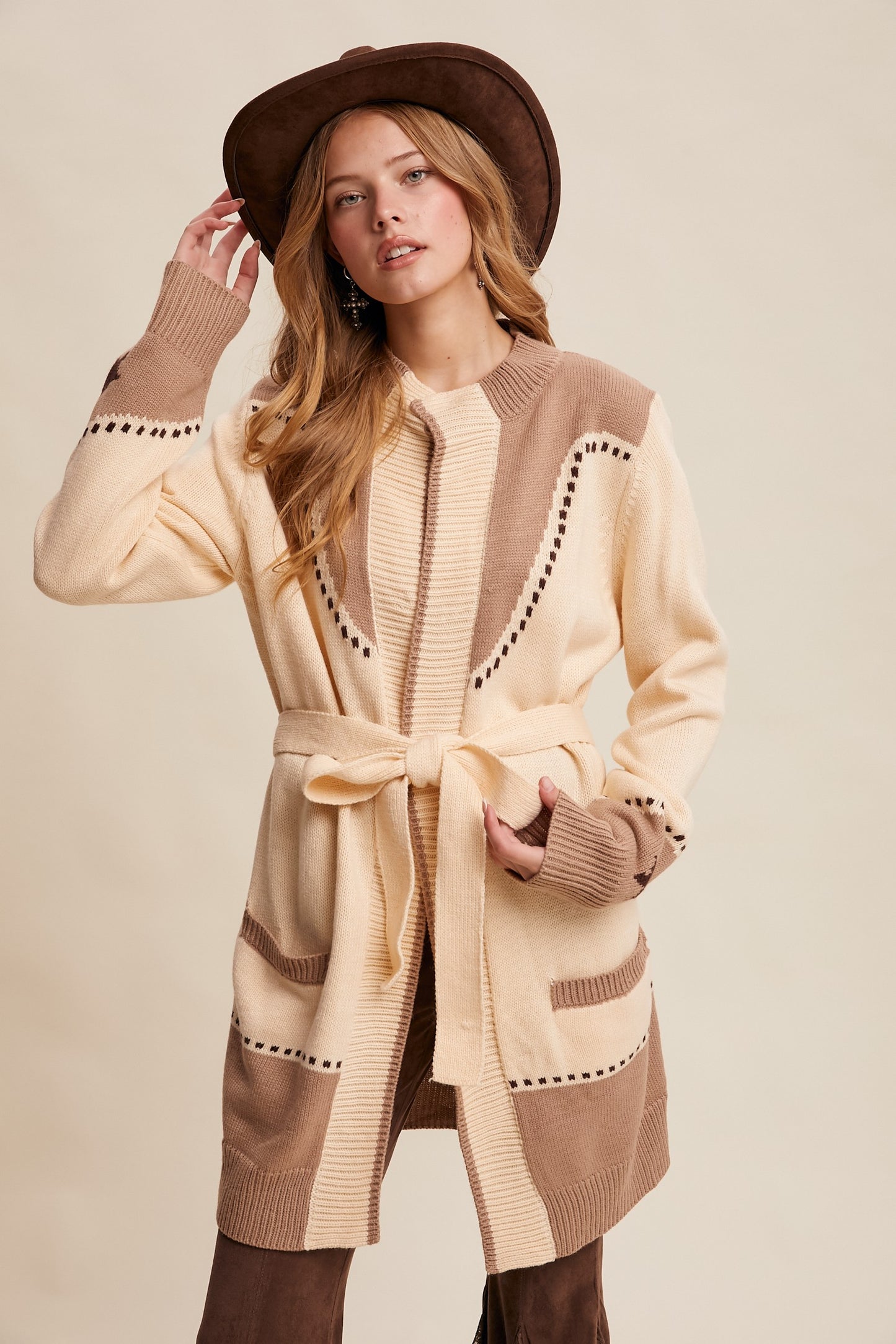 Western Wish Long Cardigan