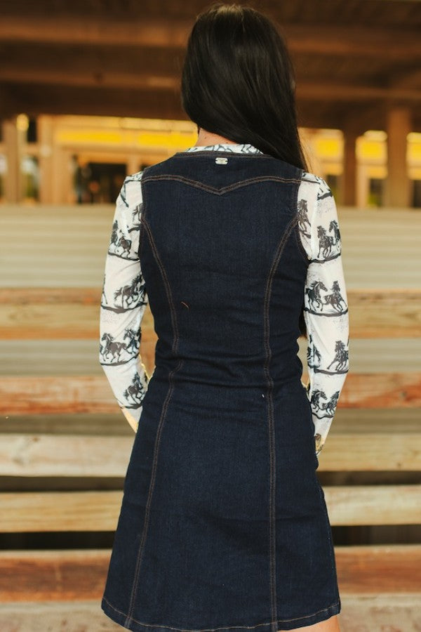 Lone Starlet Denim Dress